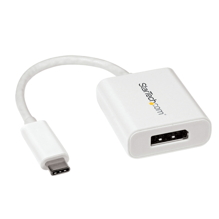 STARTECH.COM USB Type-C to DisplayPort Adapter - USB-C to Video Converter, 299549180 CDP2DPW